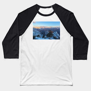 Grand Canyon in Winter Baseball T-Shirt